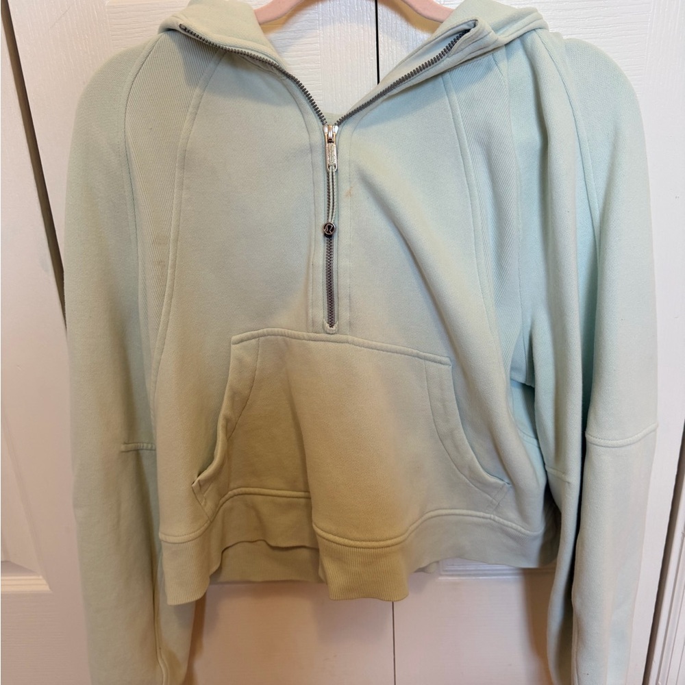 Lululemon Athletica Women's Scuba Oversized Funnel Neck Half Zip